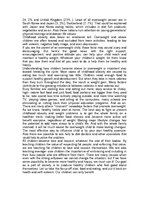 Eseja 'Children's Obesity All Over the World', 2.