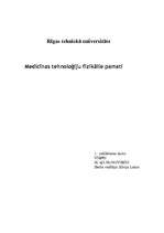 Konspekts 'Medicīnas tehnoloģiju fizikālie pamati', 7.