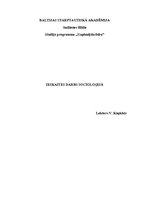 Konspekts 'Ieskaites darbs socioloģijā', 1.