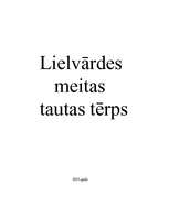 Referāts 'Lielvārdes meitas tautas tērps', 1.