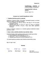 Paraugs 'Atzinums par mantisko ieguldījumu', 1.