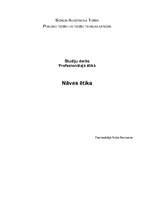 Referāts 'Nāves ētika', 1.