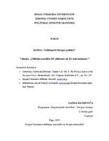 Konspekts 'Vēlētāju uzvedība EP vēlēšanās un ES referendumos', 1.