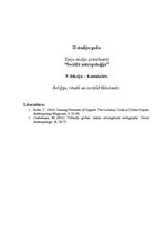 Eseja 'Reliģija, rituāli un sociālā tīklošanās', 1.