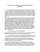 Eseja 'Personības un varas attiecību tēlojums Gundegas Repšes romānā "Ugunszīme"', 1.