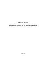 Referāts 'Nīderlandes vēsture no 15. līdz 18.gadsimtam', 1.