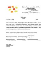 Paraugs 'Pilnvaras paraugs', 1.