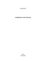 Referāts 'Darbinieku motivēšana', 1.