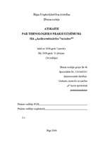 Referāts 'Atskaite par praksi uzņēmumā', 1.