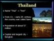 Prezentācija 'Thailand', 2.