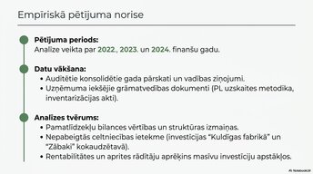 Prezentācija 'Pamatlīdzekļu uzskaite, kontrole un analīze uzņēmumā AS “Latvijas Finieris”', 8.