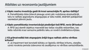 Prezentācija 'Pamatlīdzekļu uzskaite, kontrole un analīze uzņēmumā AS “Latvijas Finieris”', 14.