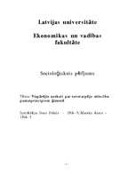 Referāts 'Vispārējie uzskati par savstarpējo attiecību pamatprincipiem ģimenē', 1.
