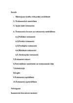 Referāts 'Testamentārā mantošana', 1.