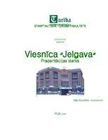 Prezentācija 'Viesnīcas "Jelgava" prezentācijas darbs', 1.