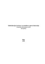 Referāts 'Globalizācijas ietekme uz mūsdienu sporta industriju', 1.