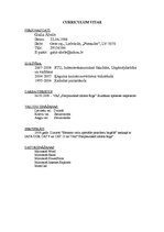 Paraugs 'Curriculum Vitae', 1.