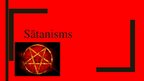 Referāts 'Sātanisms', 1.