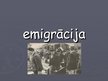 Prezentācija 'Emigrācija', 1.