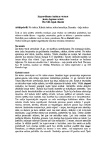 Konspekts 'Senās Japānas teātris', 1.