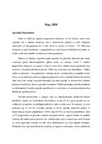 Eseja 'Konspekts par apraides finansēšanu', 2.