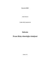 Referāts 'Frame Relay tehnoloģiju risinājumi', 1.