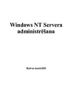 Konspekts 'WindowsNT servera administrēšana', 1.