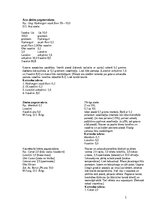 Konspekts 'Acu ziedes pagatavošanas receptes', 1.