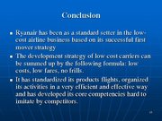 Prezentācija 'Ryanair Cost Leadership Position and Bussiness Strategy', 15.