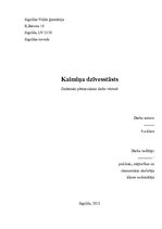 Referāts 'Kaimiņa dzīvesstāsts', 1.