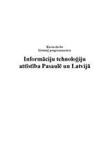 Referāts 'Informāciju tehnoloģiju attīstība pasaulē un Latvijā', 1.