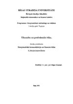 Konspekts 'Tikumība un profesionālā ētika', 1.