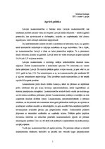 Eseja 'Agrārā politika', 1.