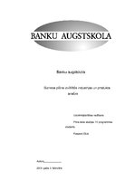 Biznesa plāns 'Biznesa plāna izvēlētās industrijas un produkta analīze', 1.