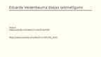 Prezentācija 'Eduards Veidenbaums', 11.