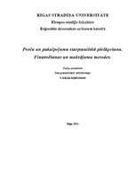 Konspekts 'Preču un pakalpojumu starptautiskā pielāgošana. Finansēšanas un maksājumu metode', 1.