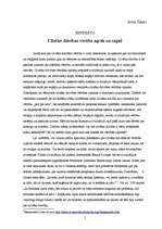 Eseja 'Cilvēka dzīvības vērtība agrāk un tagad', 1.