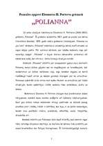 Eseja 'Pasaules apguve Eleonoras H.Porteres grāmatā "Polianna"', 2.