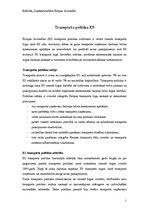 Referāts 'Transporta politika Eiropas Savienībā', 1.
