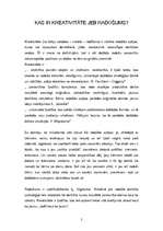 Referāts 'Bērni un kreativitāte', 1.