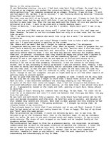 Eseja '"Dating in the rainy evening " - short life story', 1.