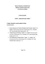 Konspekts 'Nacionālo valstu ietekme uz Eiropas Savienības institūcijām', 1.