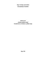 Referāts 'Postmodernisms un tā ietekme uz politikas teoriju', 1.