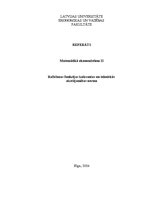 Referāts 'Ražošanas funkcijas izokvantas un tehniskās aizstājamības norma', 1.
