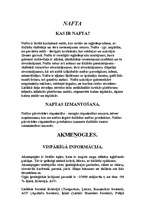 Referāts 'Nafta', 1.