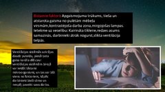 Prezentācija 'Darba vides faktori -  manā darba vietā', 4.