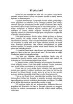 Eseja 'Krusta kari', 1.