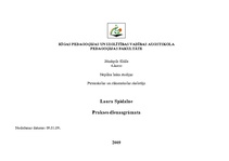 Konspekts 'Prakses materiāls', 1.