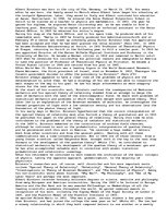 Eseja 'Albert Einstein', 1.