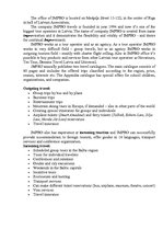 Konspekts 'Travel Agency "Impro"', 1.